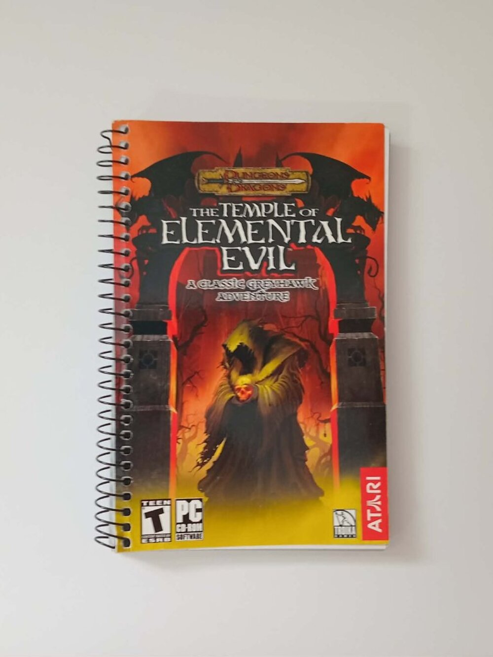 Dungeons & Dragons Temple of Elemental Evil PC Game Manual Only Vintage 2003